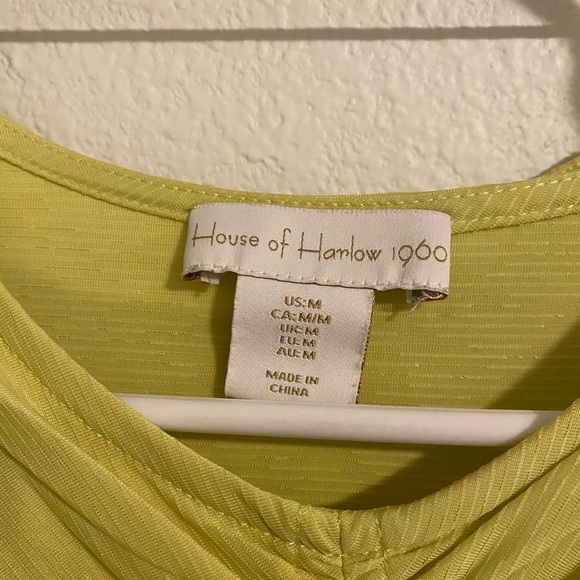 House of Harlow 1960 2 piece maxi set in yellow green - Picture 6 of 7